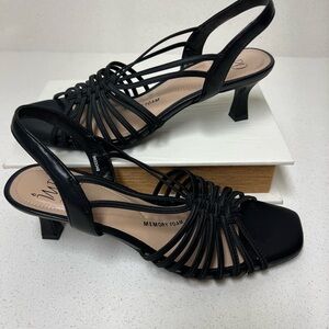 Black Strappy Women's Sandals